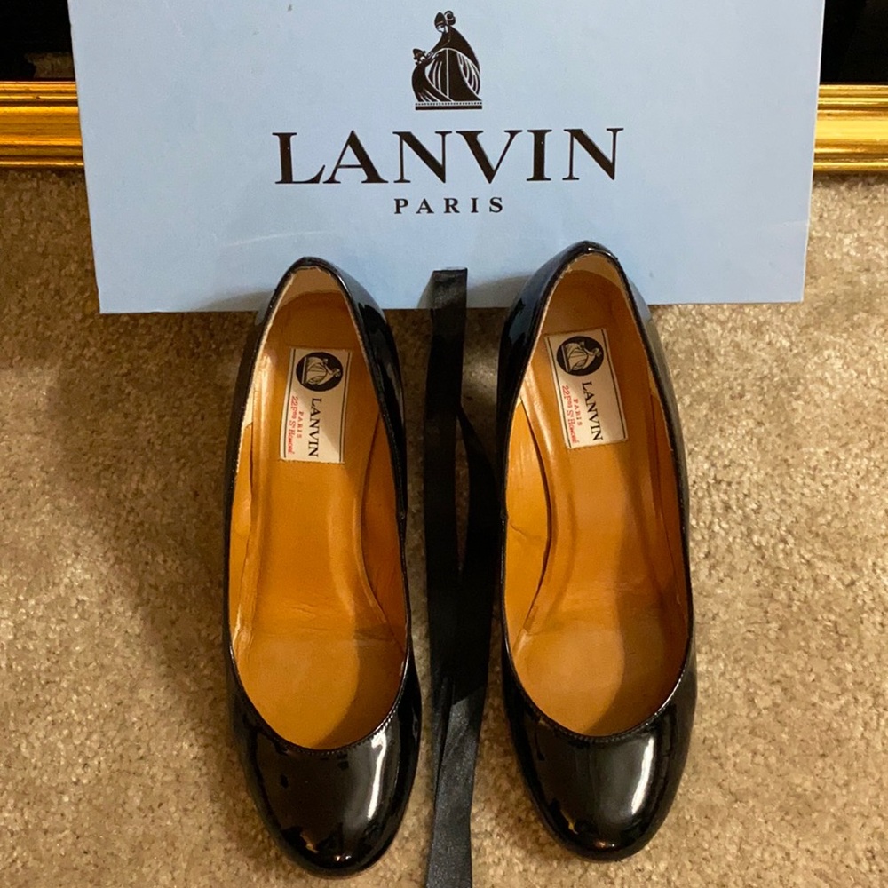 Lanvin Paris Wedge Shoes